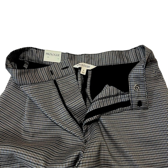 NWT Prologue Houndstooth Pants. 
High Waisted. Wide Leg. Size 2. - Picture 9 of 14
